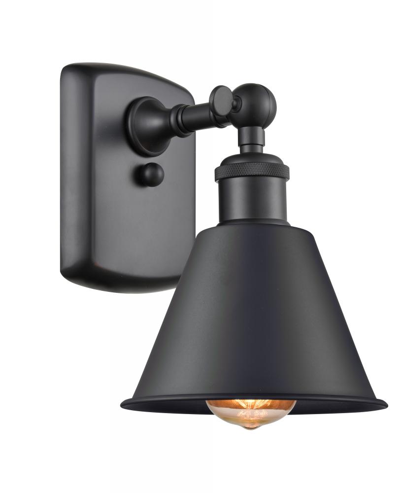 Smithfield - 1 Light - 7 inch - Matte Black - Sconce