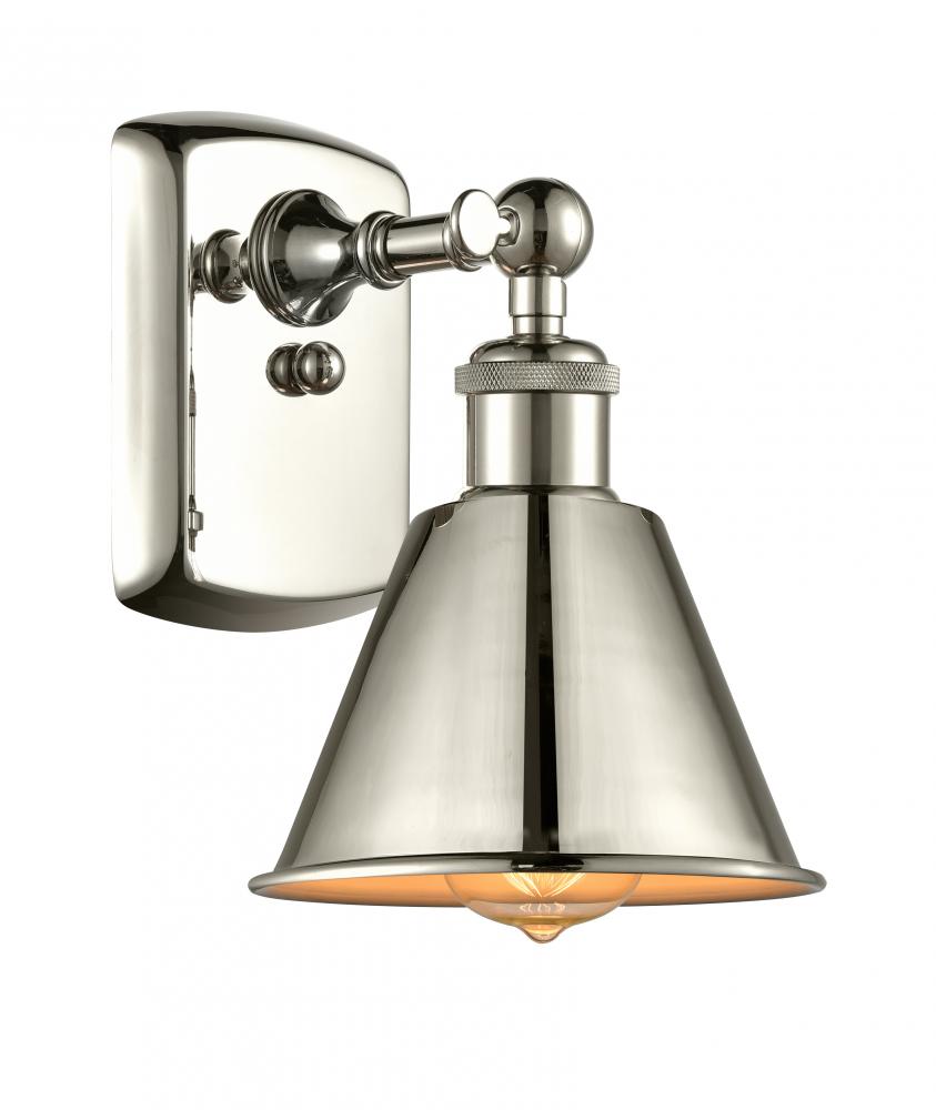 Smithfield - 1 Light - 7 inch - Polished Nickel - Sconce