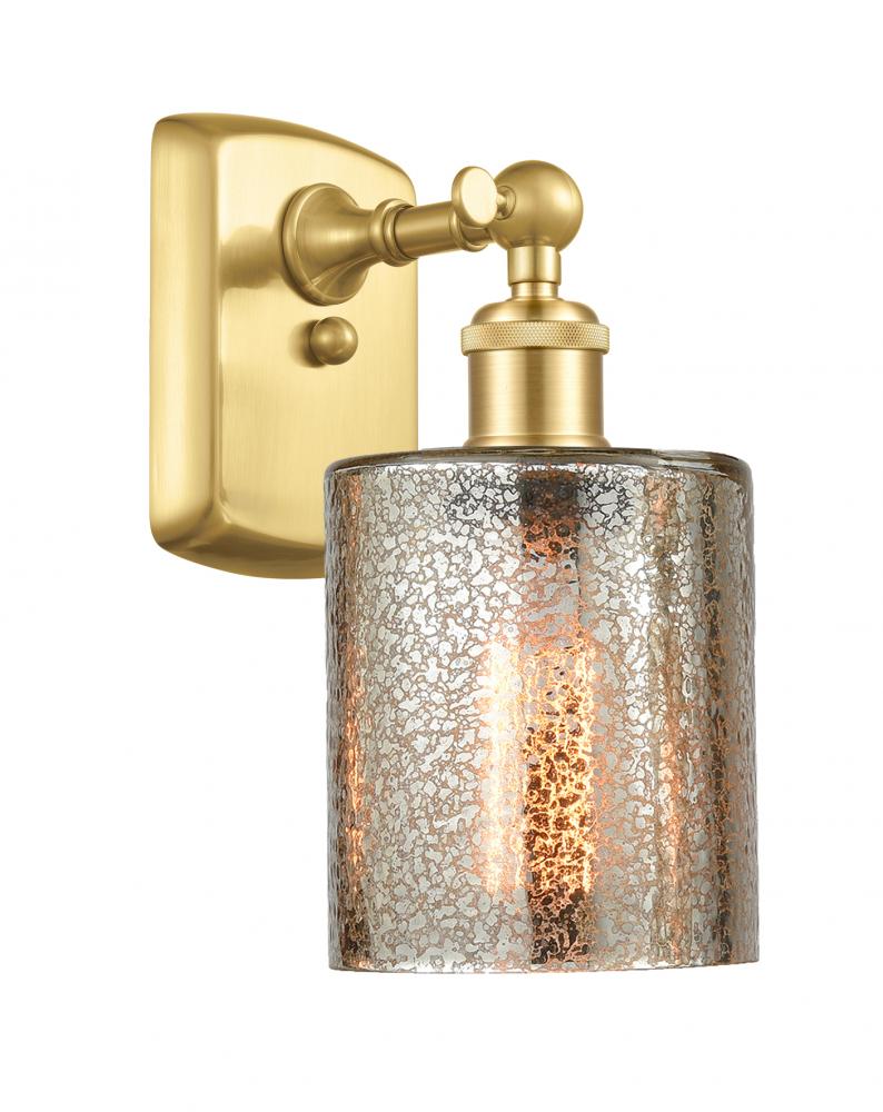 Cobbleskill - 1 Light - 5 inch - Satin Gold - Sconce