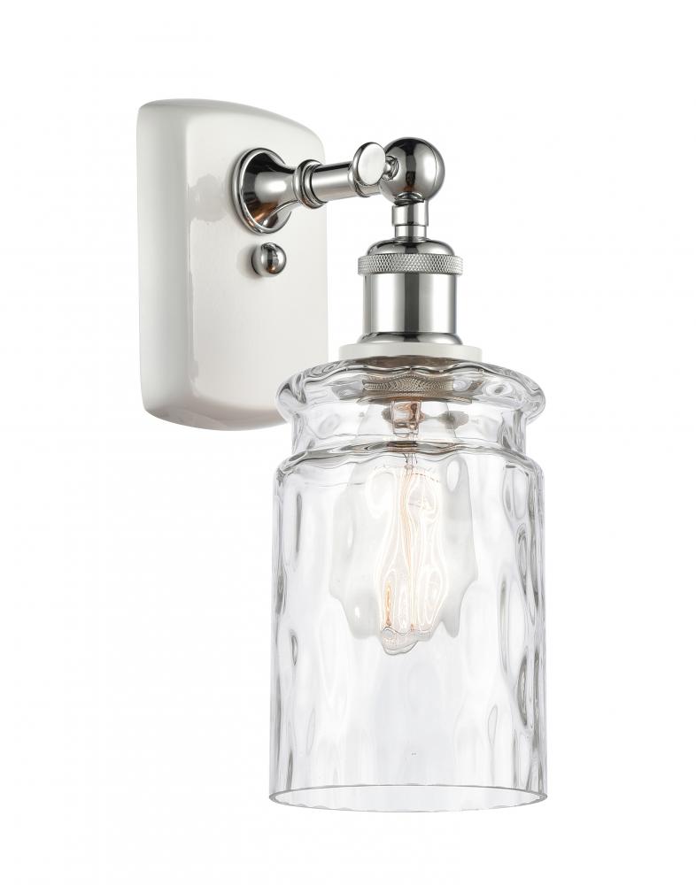 Candor - 1 Light - 5 inch - White Polished Chrome - Sconce