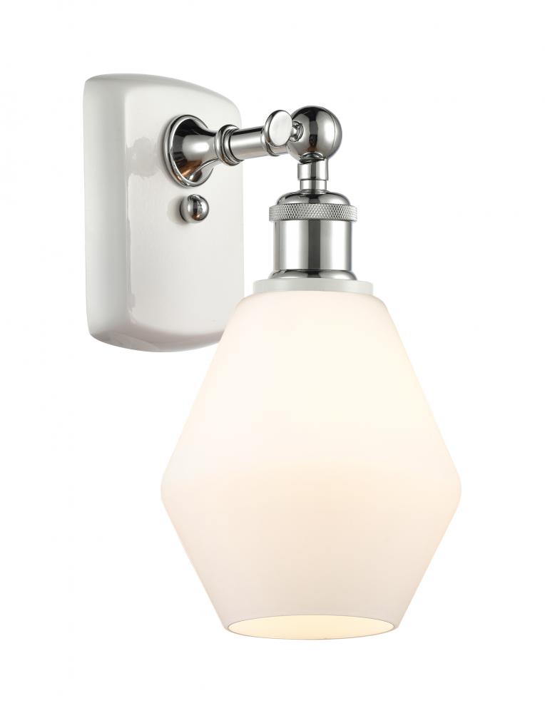 Cindyrella - 1 Light - 6 inch - White Polished Chrome - Sconce