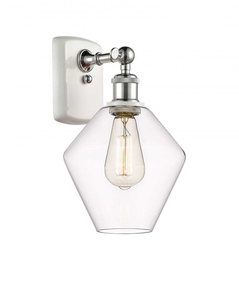 Cindyrella - 1 Light - 8 inch - White Polished Chrome - Sconce