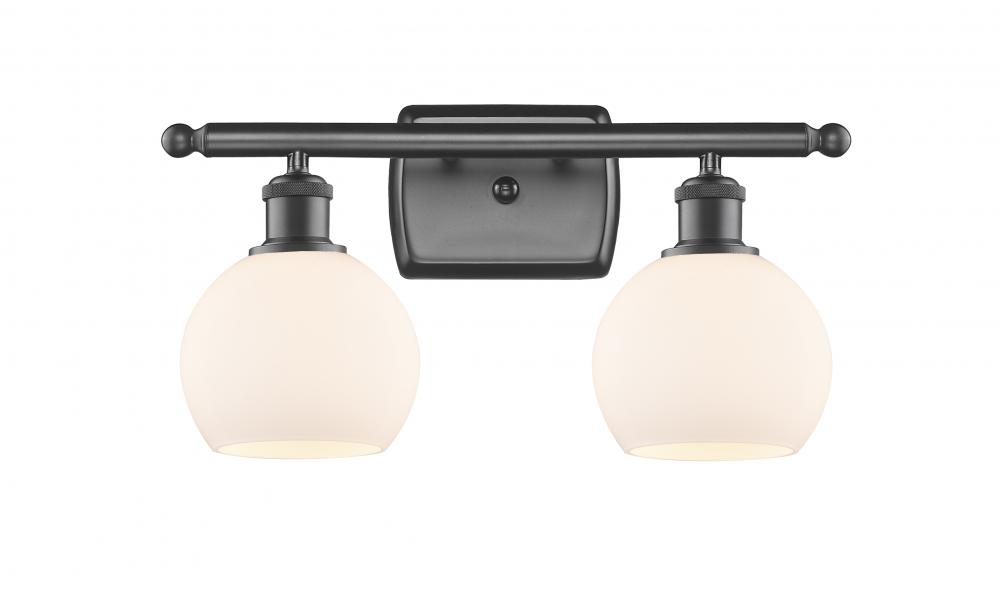 Athens - 2 Light - 16 inch - Oil Rubbed Bronze - Bath Vanity Light