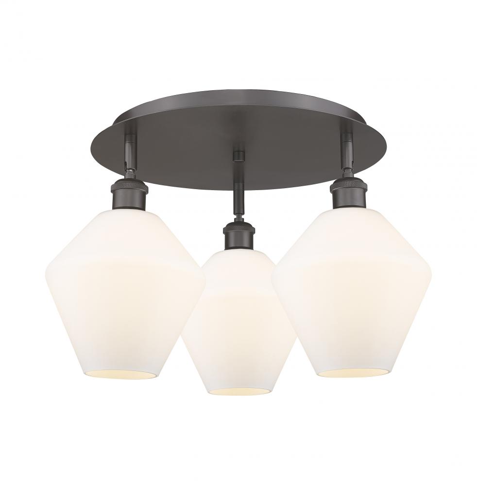 Cindyrella - 3 Light - 20 inch - Oil Rubbed Bronze - Flush Mount