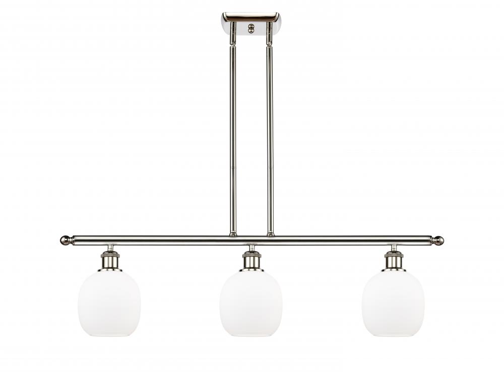 Belfast - 3 Light - 36 inch - Polished Nickel - Cord hung - Island Light