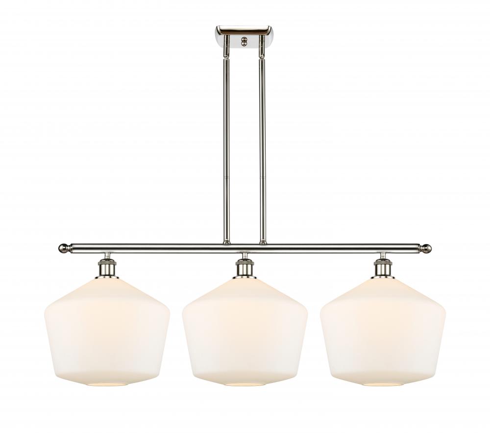 Cindyrella - 3 Light - 39 inch - Polished Nickel - Cord hung - Island Light