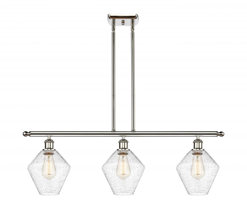 Cindyrella - 3 Light - 36 inch - Polished Nickel - Cord hung - Island Light