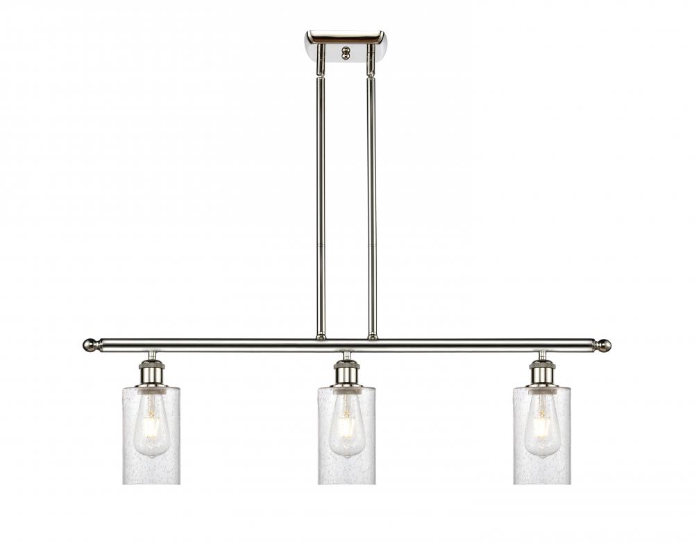 Clymer - 3 Light - 36 inch - Polished Nickel - Cord hung - Island Light