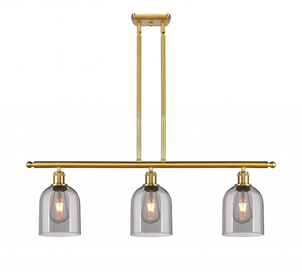 Bella - 3 Light - 36 inch - Satin Gold - Cord hung - Island Light