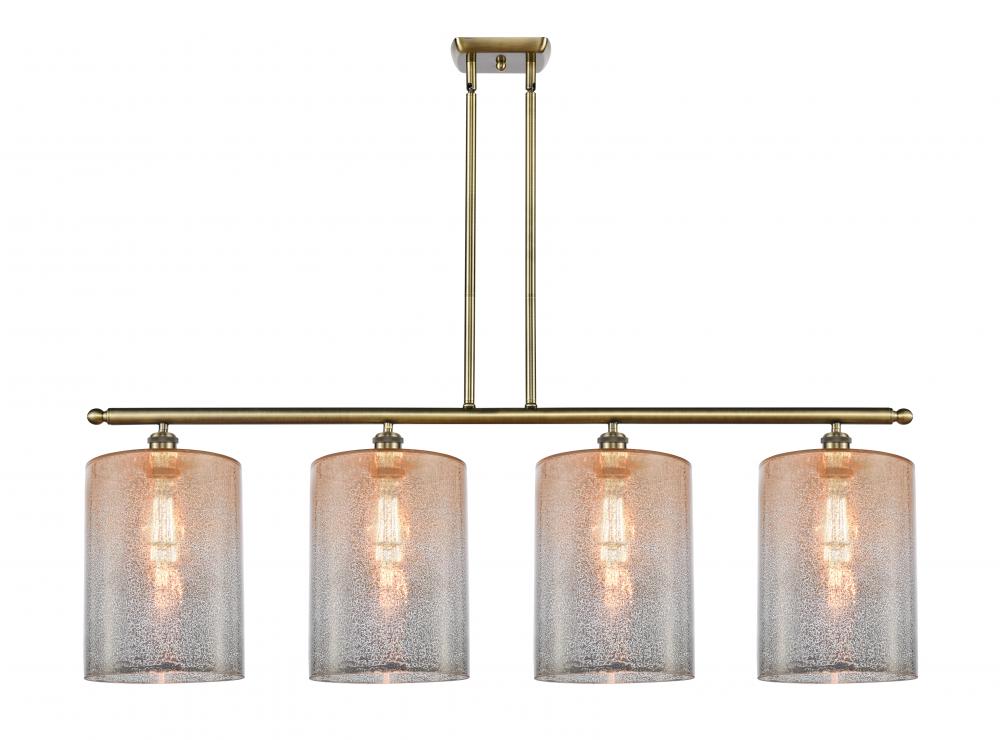 Cobbleskill - 4 Light - 48 inch - Antique Brass - Cord hung - Island Light