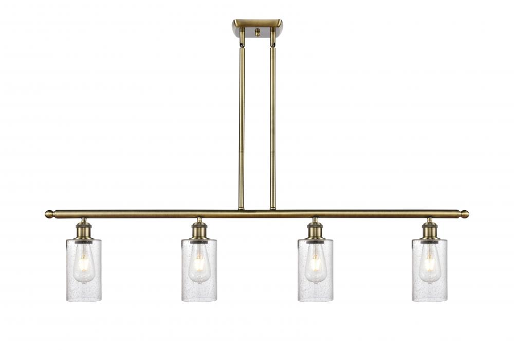 Clymer - 4 Light - 48 inch - Antique Brass - Cord hung - Island Light