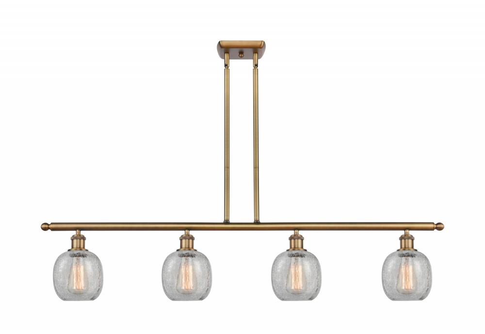 Belfast - 4 Light - 48 inch - Brushed Brass - Cord hung - Island Light