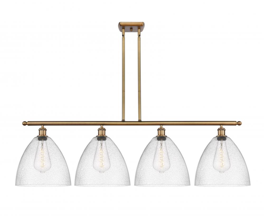 Bristol - 4 Light - 50 inch - Brushed Brass - Cord hung - Island Light