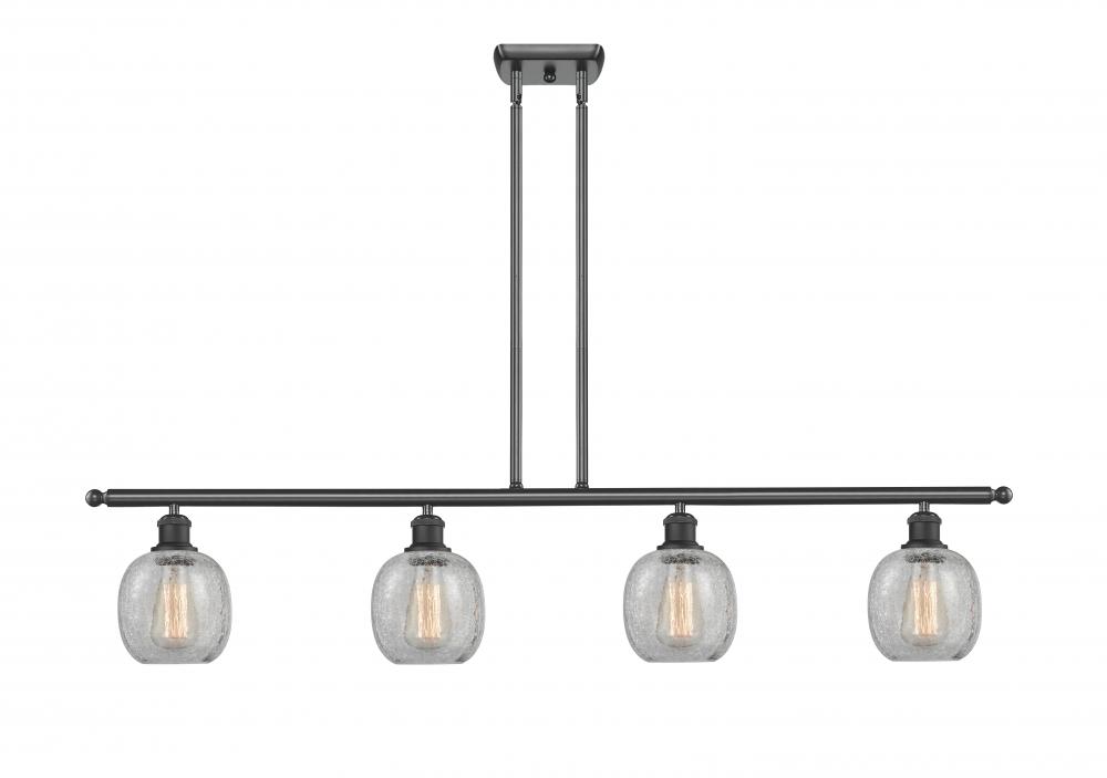 Belfast - 4 Light - 48 inch - Matte Black - Cord hung - Island Light