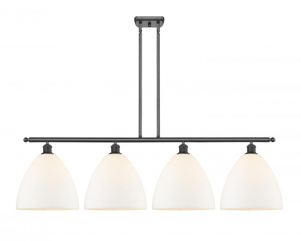 Bristol - 4 Light - 50 inch - Matte Black - Cord hung - Island Light