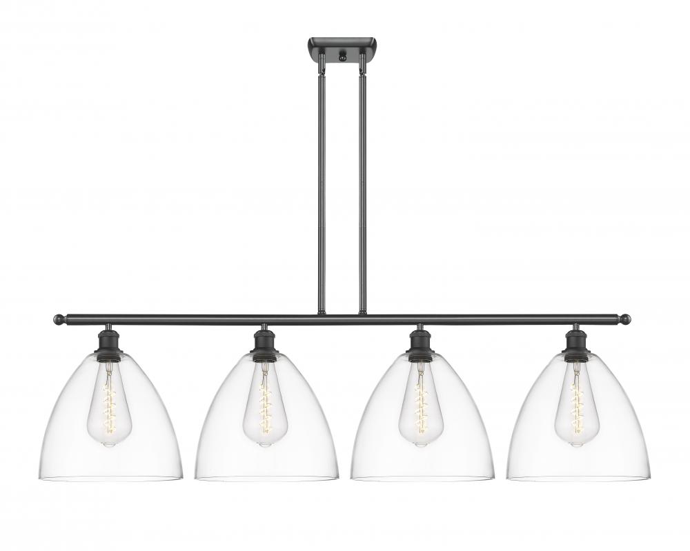 Bristol - 4 Light - 50 inch - Matte Black - Cord hung - Island Light