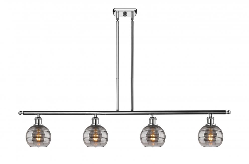 Rochester - 4 Light - 48 inch - Polished Chrome - Cord hung - Island Light