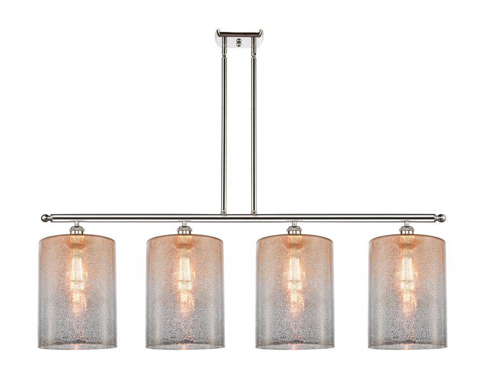 Cobbleskill - 4 Light - 48 inch - Polished Nickel - Cord hung - Island Light