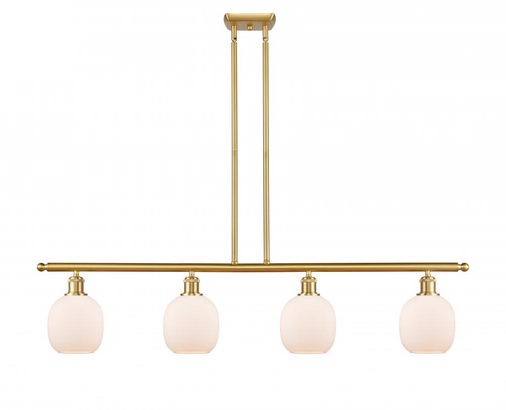 Belfast - 4 Light - 48 inch - Satin Gold - Cord hung - Island Light