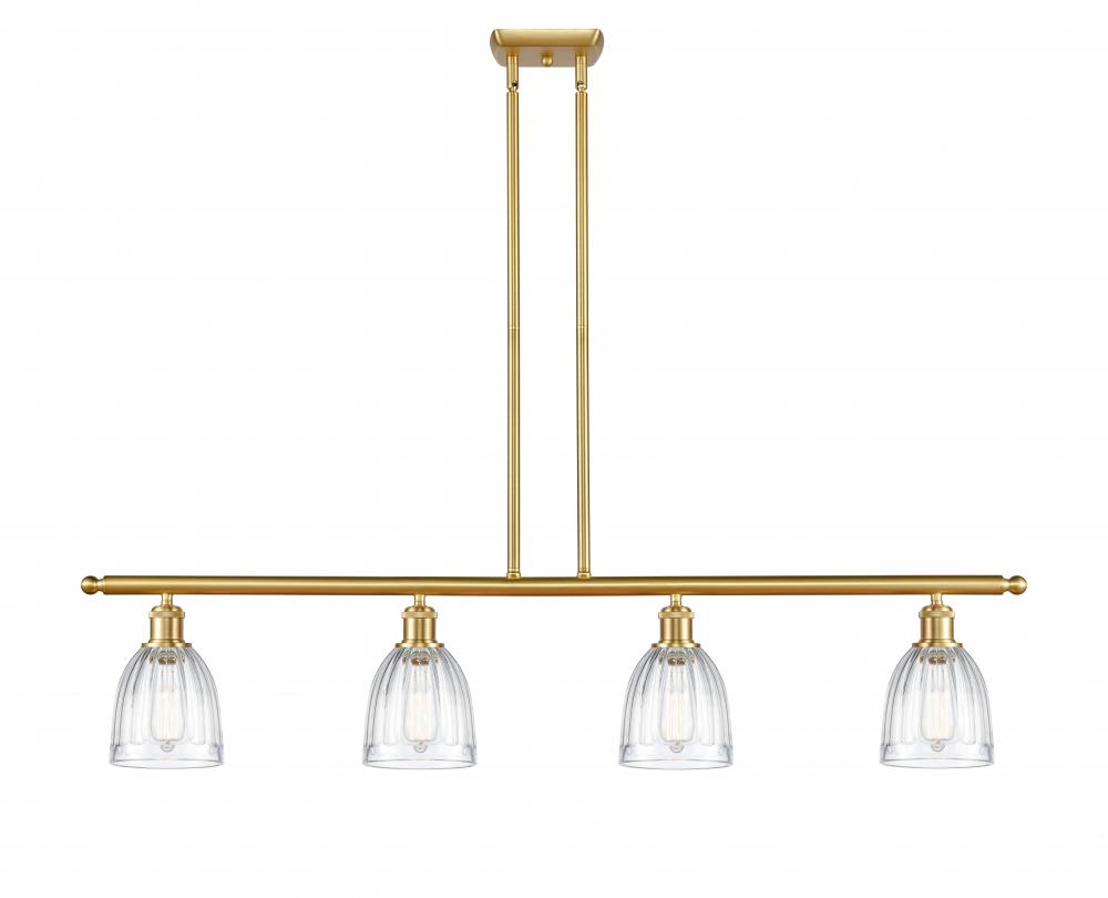 Brookfield - 4 Light - 48 inch - Satin Gold - Cord hung - Island Light