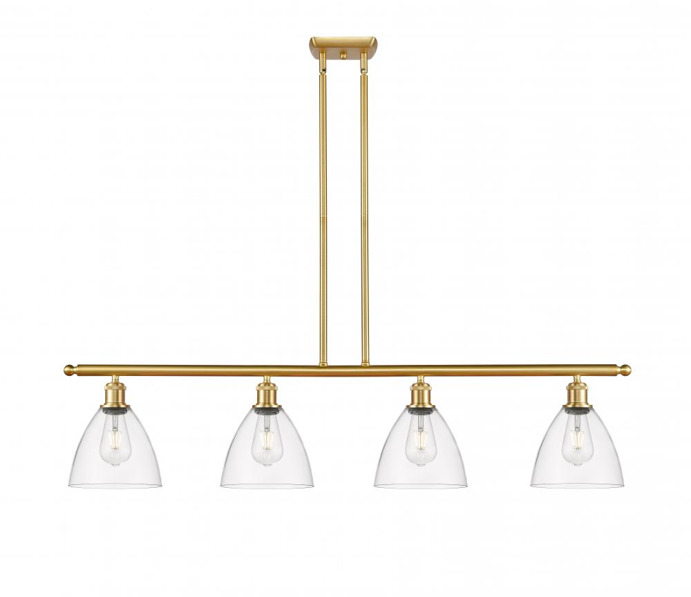 Bristol - 4 Light - 48 inch - Satin Gold - Cord hung - Island Light