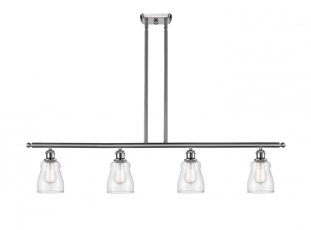 Ellery - 4 Light - 48 inch - Brushed Satin Nickel - Cord hung - Island Light