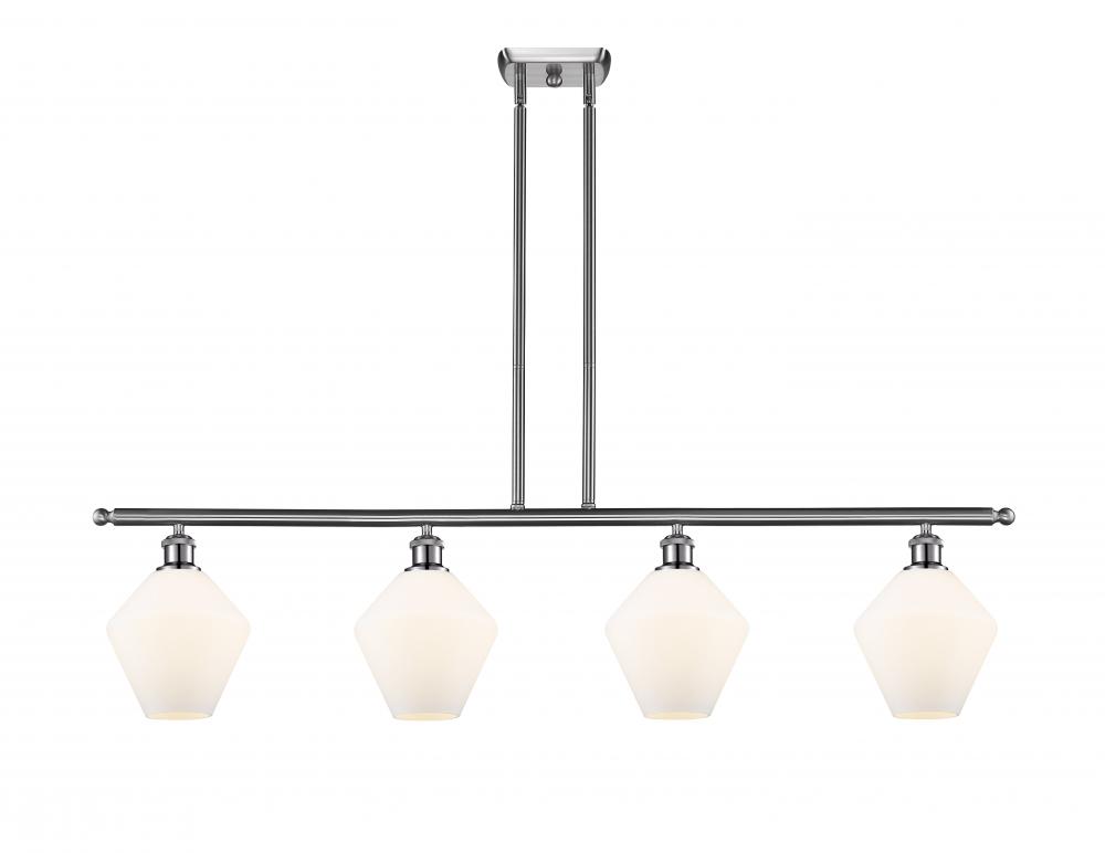 Cindyrella - 4 Light - 48 inch - Brushed Satin Nickel - Cord hung - Island Light