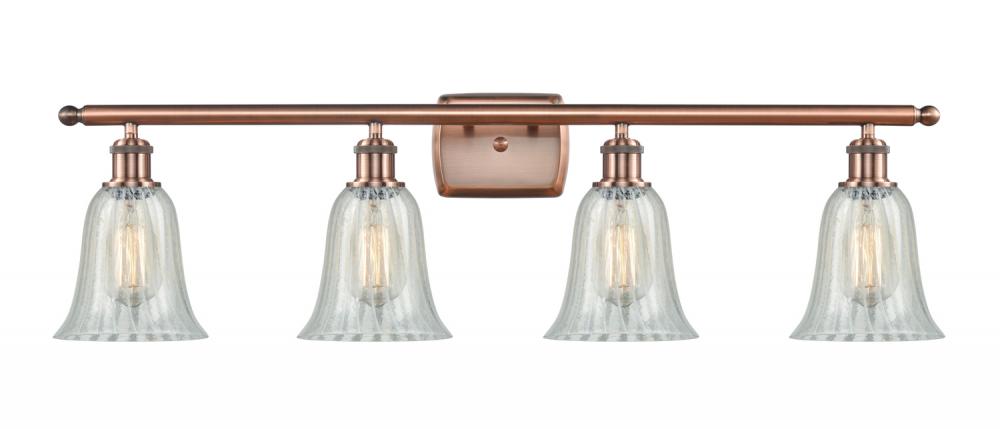 Hanover - 4 Light - 36 inch - Antique Copper - Bath Vanity Light