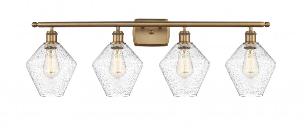 Cindyrella - 4 Light - 38 inch - Brushed Brass - Bath Vanity Light