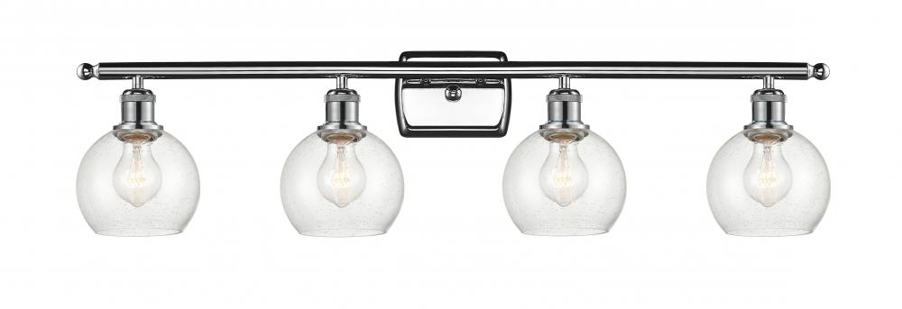 Athens - 4 Light - 36 inch - Polished Chrome - Bath Vanity Light