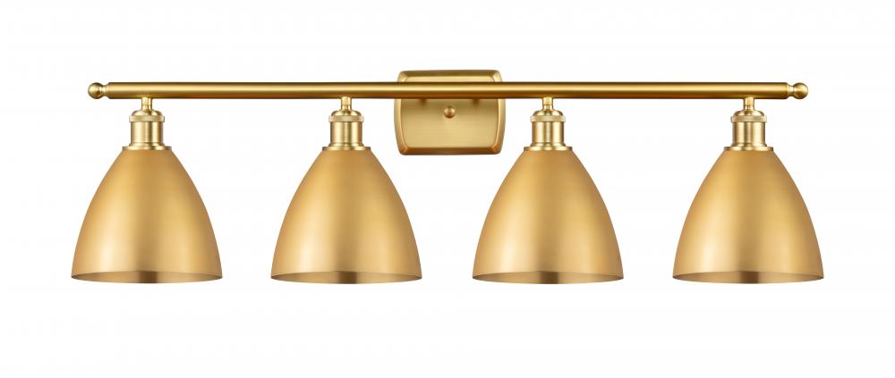 Bristol - 4 Light - 38 inch - Satin Gold - Bath Vanity Light