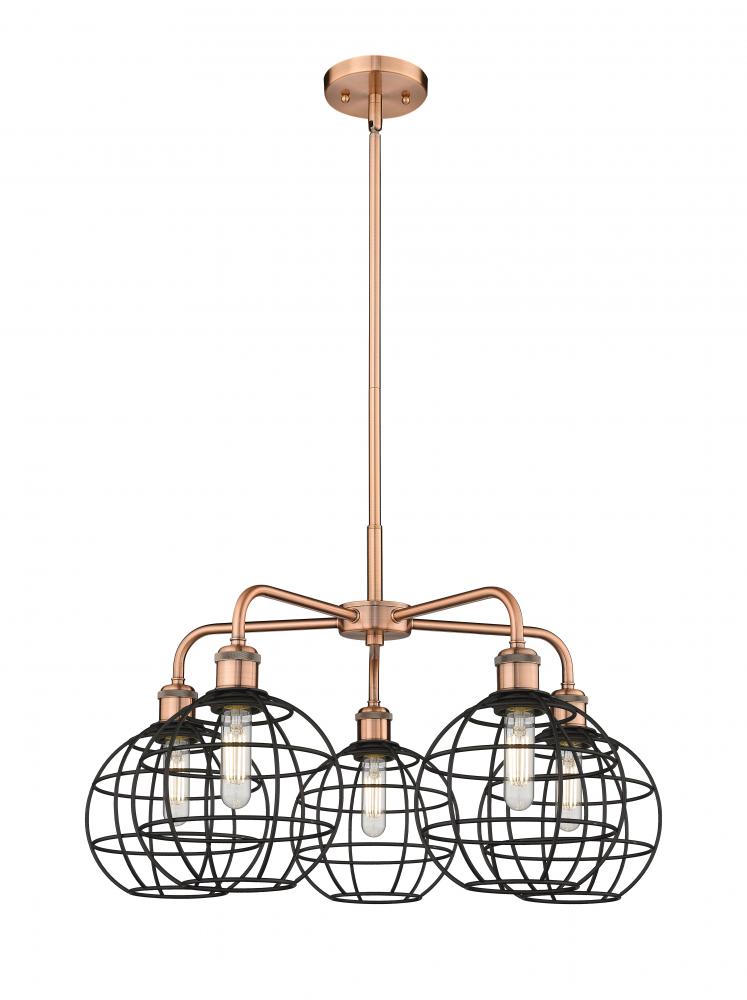 Lake Placid - 5 Light - 26 inch - Antique Copper - Chandelier