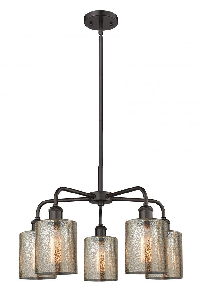 Cobbleskill - 5 Light - 23 inch - Oil Rubbed Bronze - Chandelier