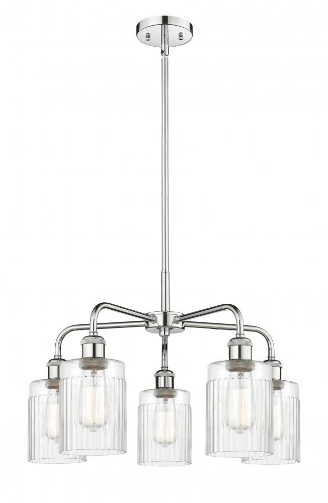 Hadley - 5 Light - 23 inch - Polished Chrome - Chandelier