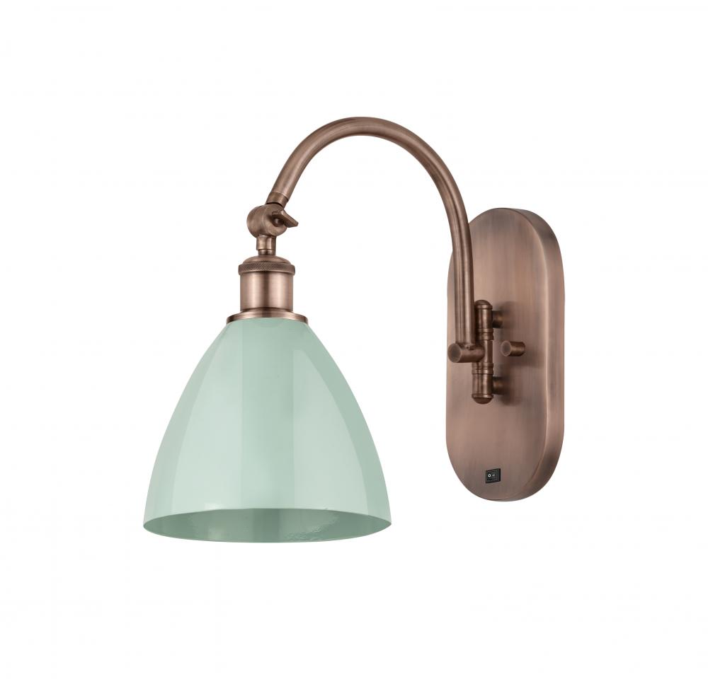 Plymouth - 1 Light - 8 inch - Antique Copper - Sconce