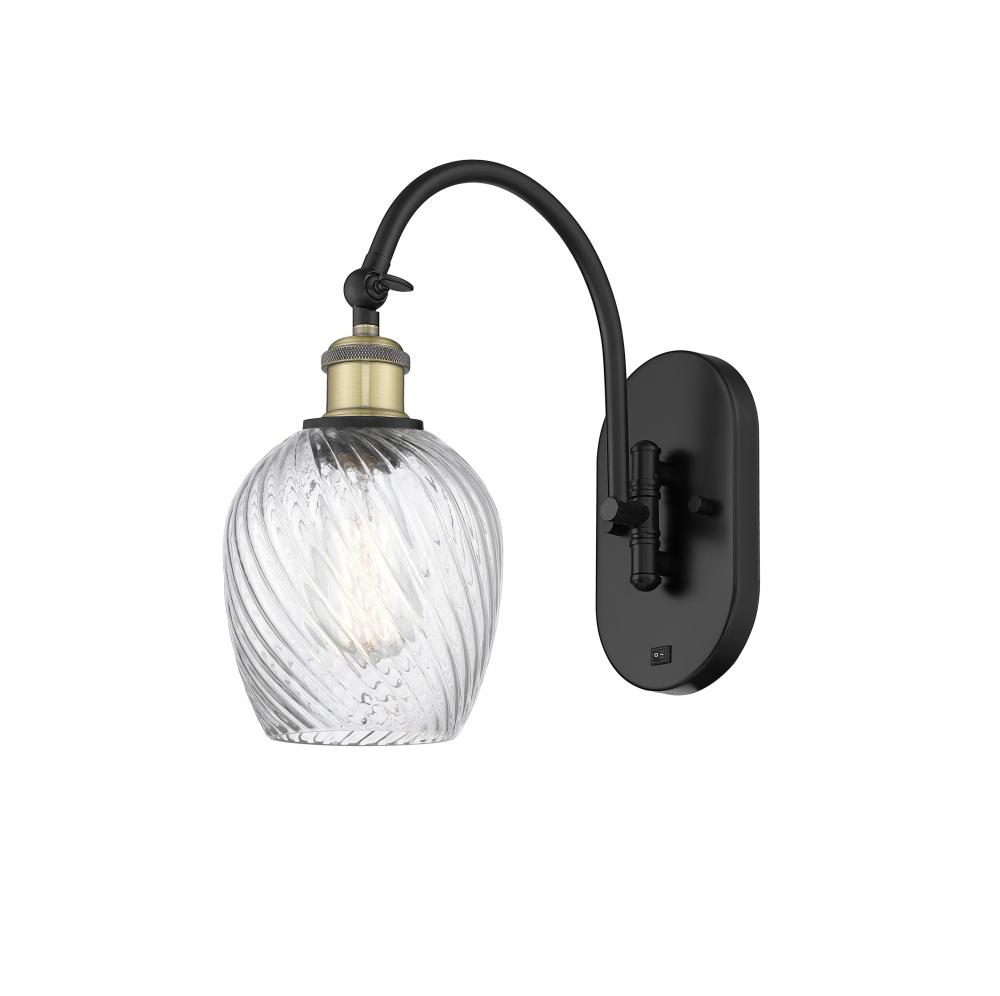 Salina - 1 Light - 6 inch - Black Antique Brass - Sconce