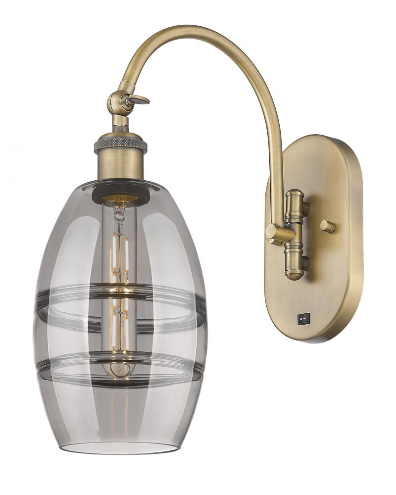 Vaz - 1 Light - 6 inch - Brushed Brass - Sconce