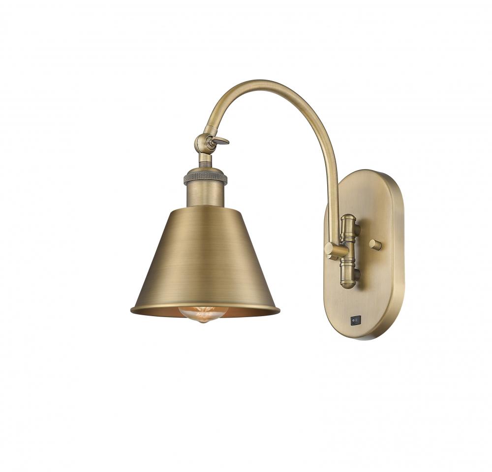 Smithfield - 1 Light - 7 inch - Brushed Brass - Sconce