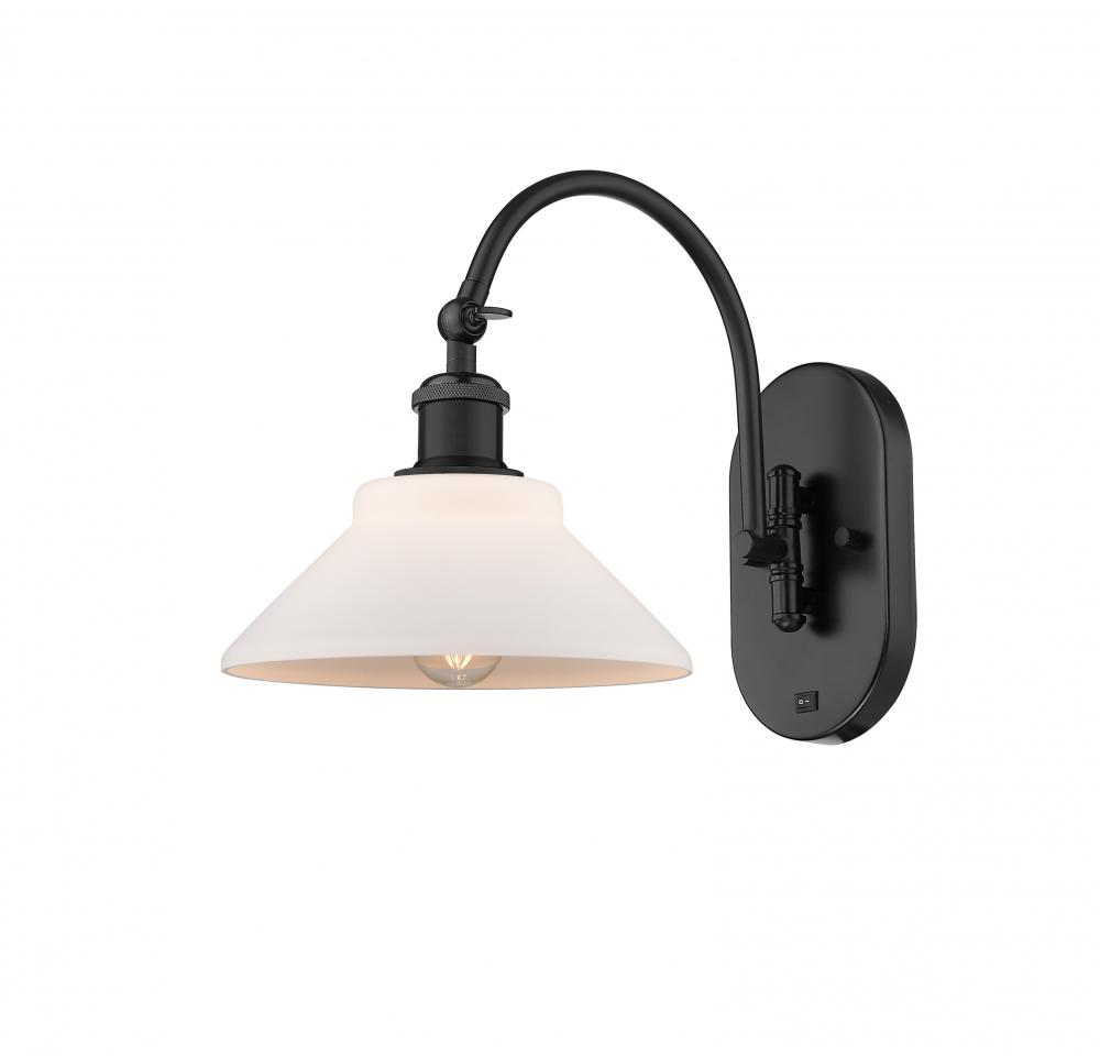 Orwell - 1 Light - 8 inch - Matte Black - Sconce