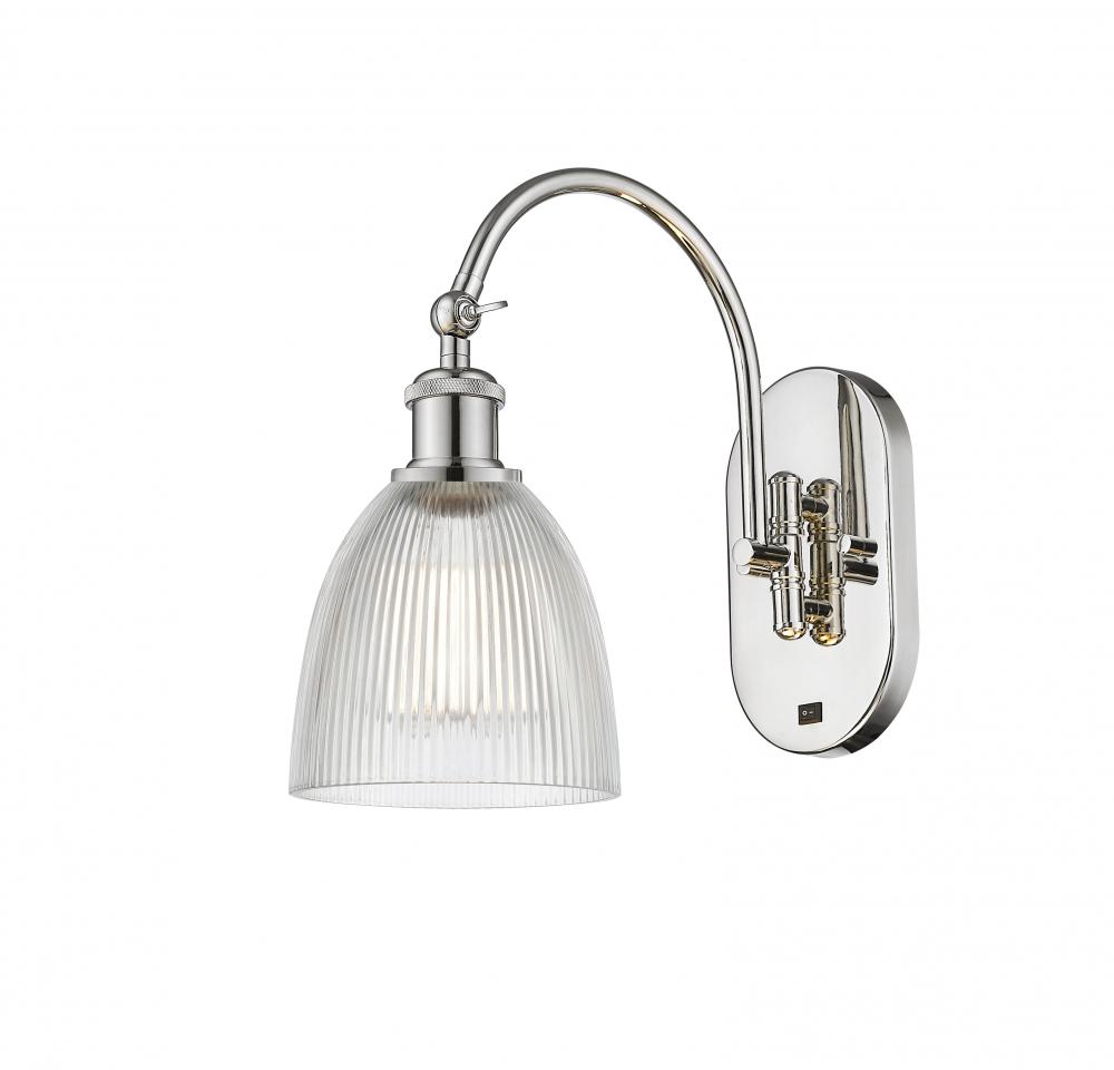 Castile - 1 Light - 6 inch - Polished Nickel - Sconce