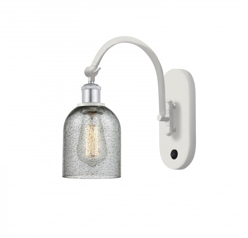 Caledonia - 1 Light - 5 inch - White Polished Chrome - Sconce