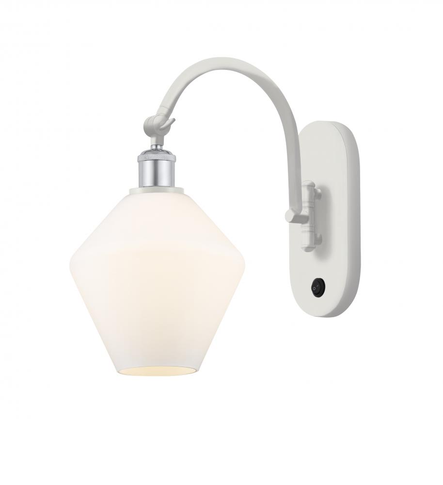 Cindyrella - 1 Light - 8 inch - White Polished Chrome - Sconce