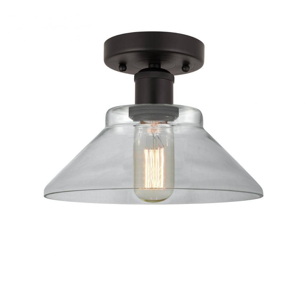 Orwell - 1 Light - 8 inch - Oil Rubbed Bronze - Semi-Flush Mount