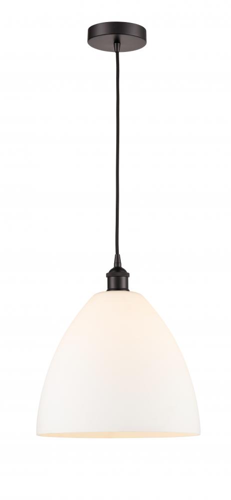 Bristol - 1 Light - 12 inch - Oil Rubbed Bronze - Cord hung - Mini Pendant