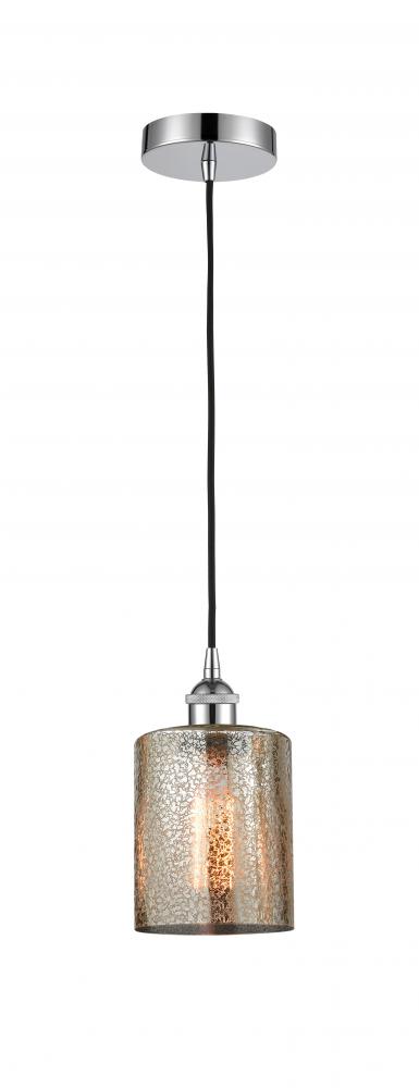 Cobbleskill - 1 Light - 5 inch - Polished Chrome - Cord hung - Mini Pendant