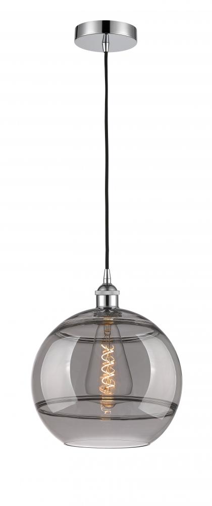 Rochester - 1 Light - 12 inch - Polished Chrome - Cord hung - Mini Pendant