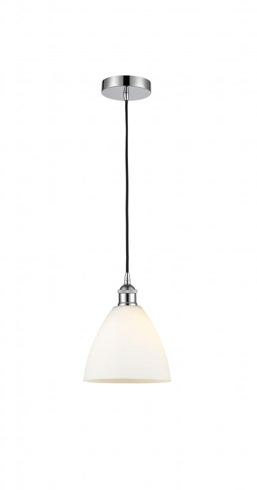 Bristol - 1 Light - 8 inch - Polished Chrome - Cord hung - Mini Pendant