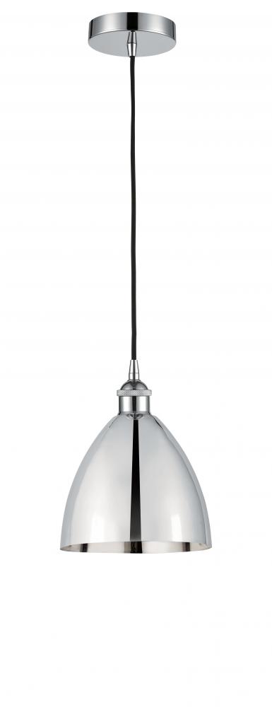 Bristol - 1 Light - 8 inch - Polished Chrome - Cord hung - Mini Pendant