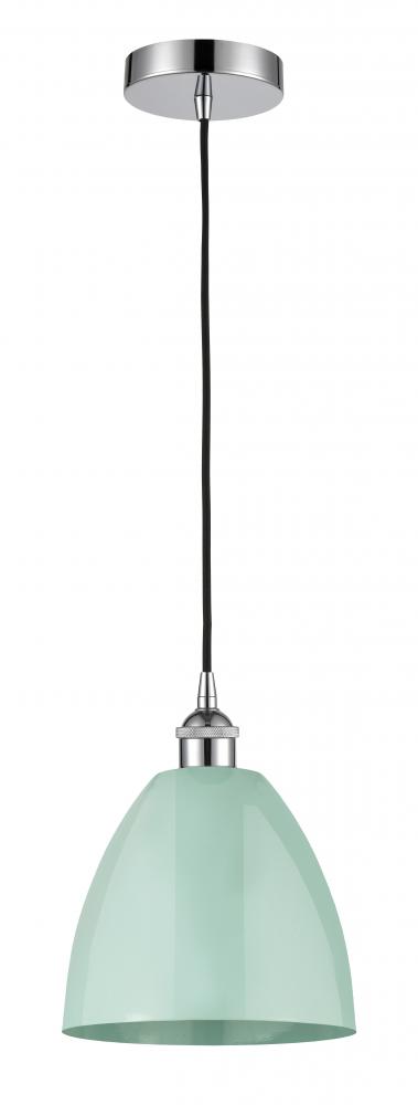 Plymouth - 1 Light - 9 inch - Polished Chrome - Cord hung - Mini Pendant