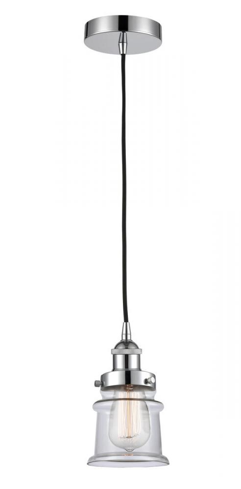 Canton - 1 Light - 5 inch - Polished Chrome - Cord hung - Mini Pendant